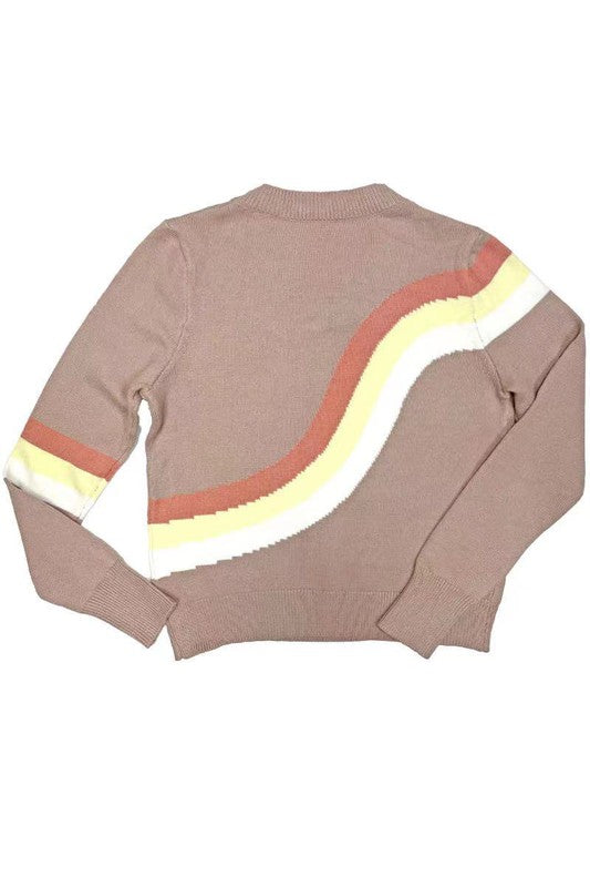 Retro stripe sweater
