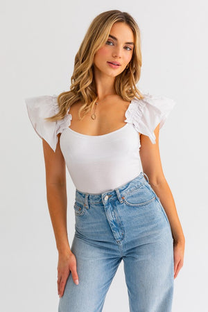 Ruffled Bodysuit