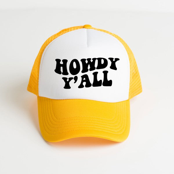 Howdy Y'all Retro Foam Trucker Hat
