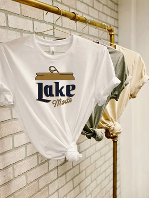 Beer Can Lake Mode Graphic Tee