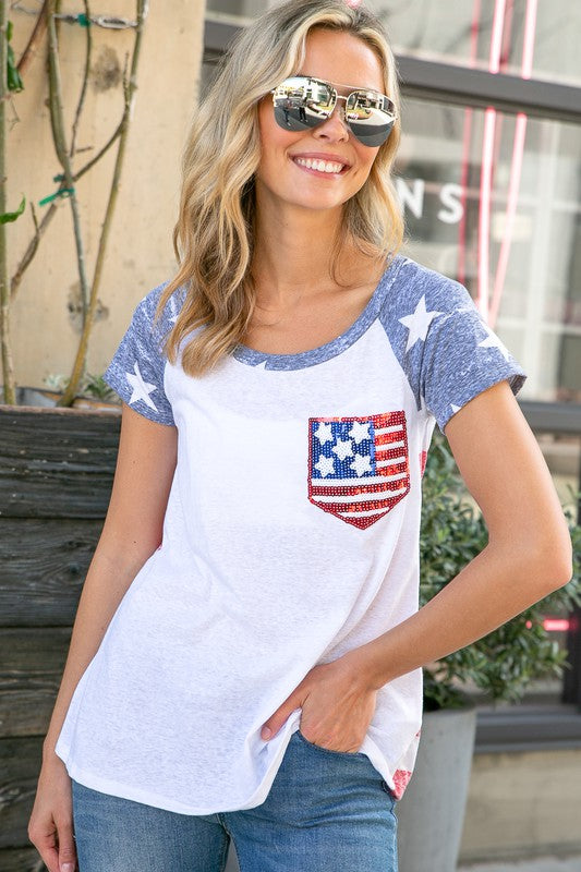 PLUS 4TH OF JULY TOP