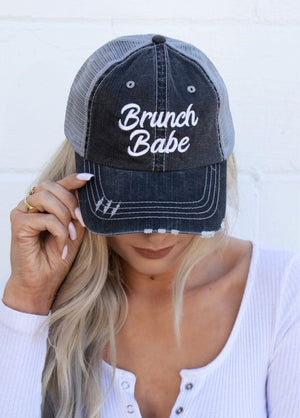 Brunch Babe Embroidered Hat