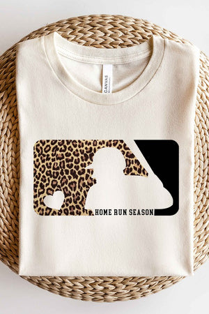 BASEBALL HOME RUN T-SHIRT PLUS SIZE