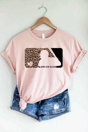 BASEBALL HOME RUN T-SHIRT PLUS SIZE