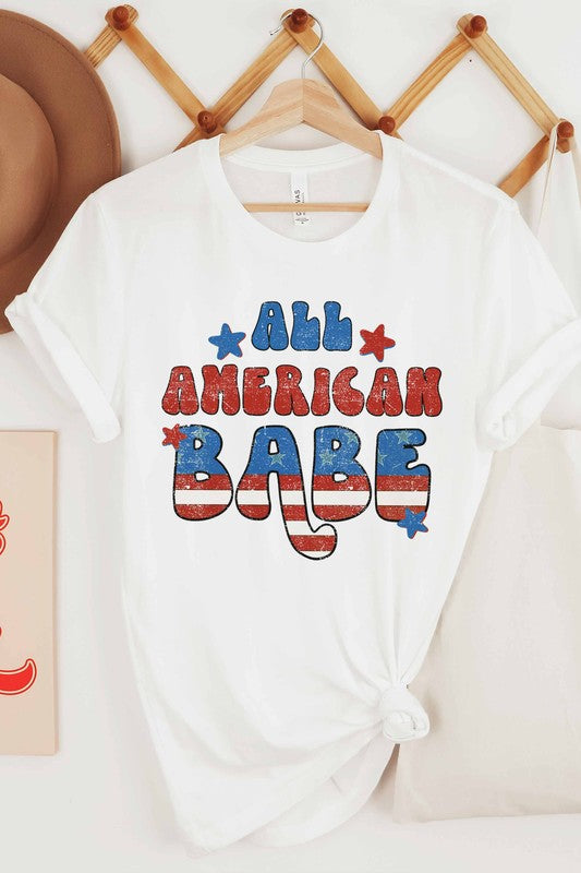 ALL AMERICAN BABE GRAPHIC TEE