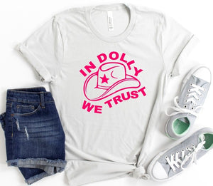 Plus Size- In Dolly We Trust Softstyle Tee