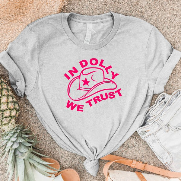 Plus Size- In Dolly We Trust Softstyle Tee