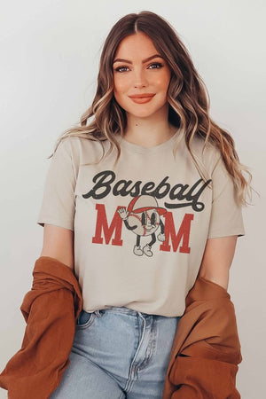 BASEBALL MOM GRAPHIC TEE