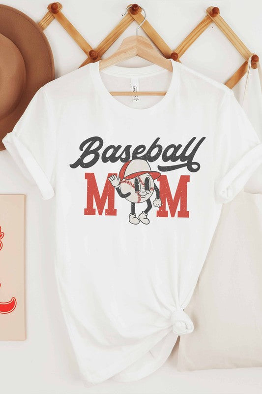 BASEBALL MOM GRAPHIC TEE