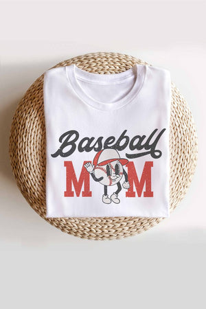 BASEBALL MOM GRAPHIC TEE