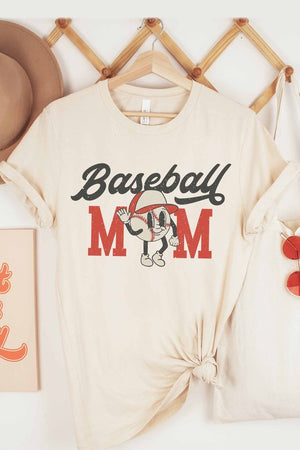 BASEBALL MOM GRAPHIC TEE