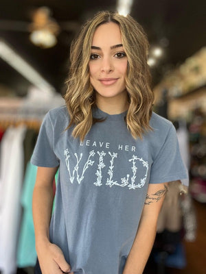 Plus Size-Leave Her Wild Tee