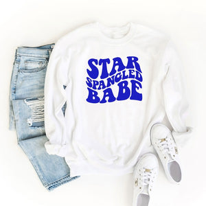 Star Spangled Babe Graphic Sweatshirt
