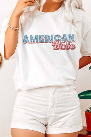 AMERICAN BABE GRAPHIC TEE
