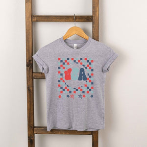 USA Checkerboard Toddler Graphic Tee