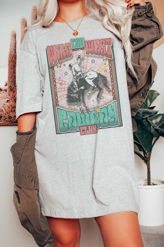 WILD WEST COWBOY CLUB GRAPHIC TEE