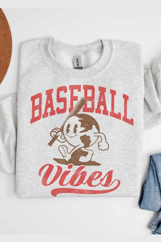 BASEBALL IS MY FAVORITE SEASON GRAPHIC SWEATSHIRT