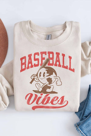 BASEBALL IS MY FAVORITE SEASON GRAPHIC SWEATSHIRT