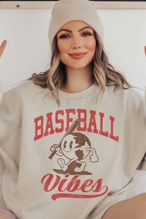 BASEBALL IS MY FAVORITE SEASON GRAPHIC SWEATSHIRT