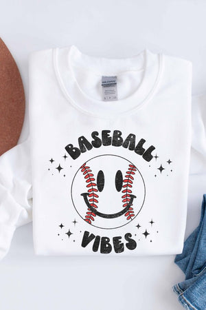 BASEBALL VIBES SWEATSHIRT PLUS SIZE