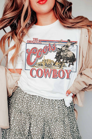 COORS COWBOY GRAPHIC TEE