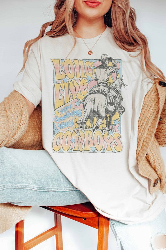 LONG LIVE COWBOYS GRAPHIC TEE