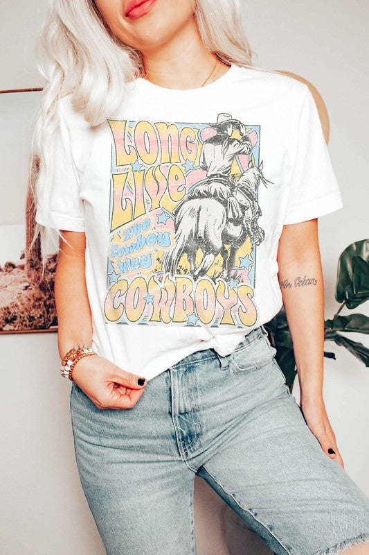 LONG LIVE COWBOYS GRAPHIC TEE