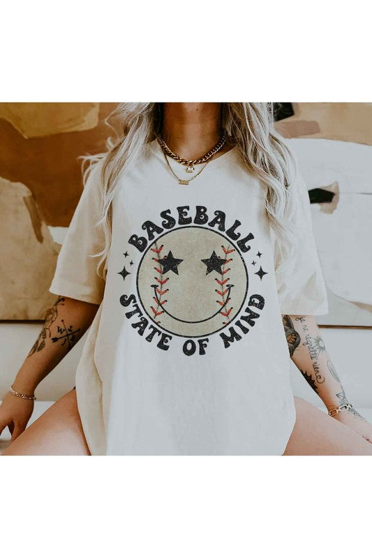 BASEBALL STATE OF MIND GRAPHIC TEE / T-SHIRT