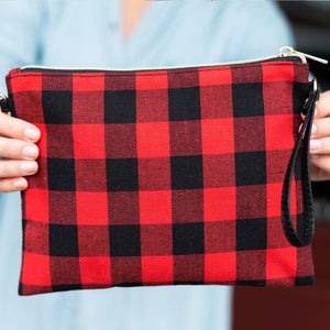 Red Buffalo Check Hayley Purse