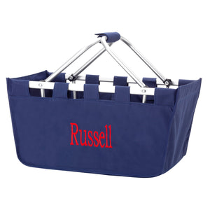 Navy Market Tote