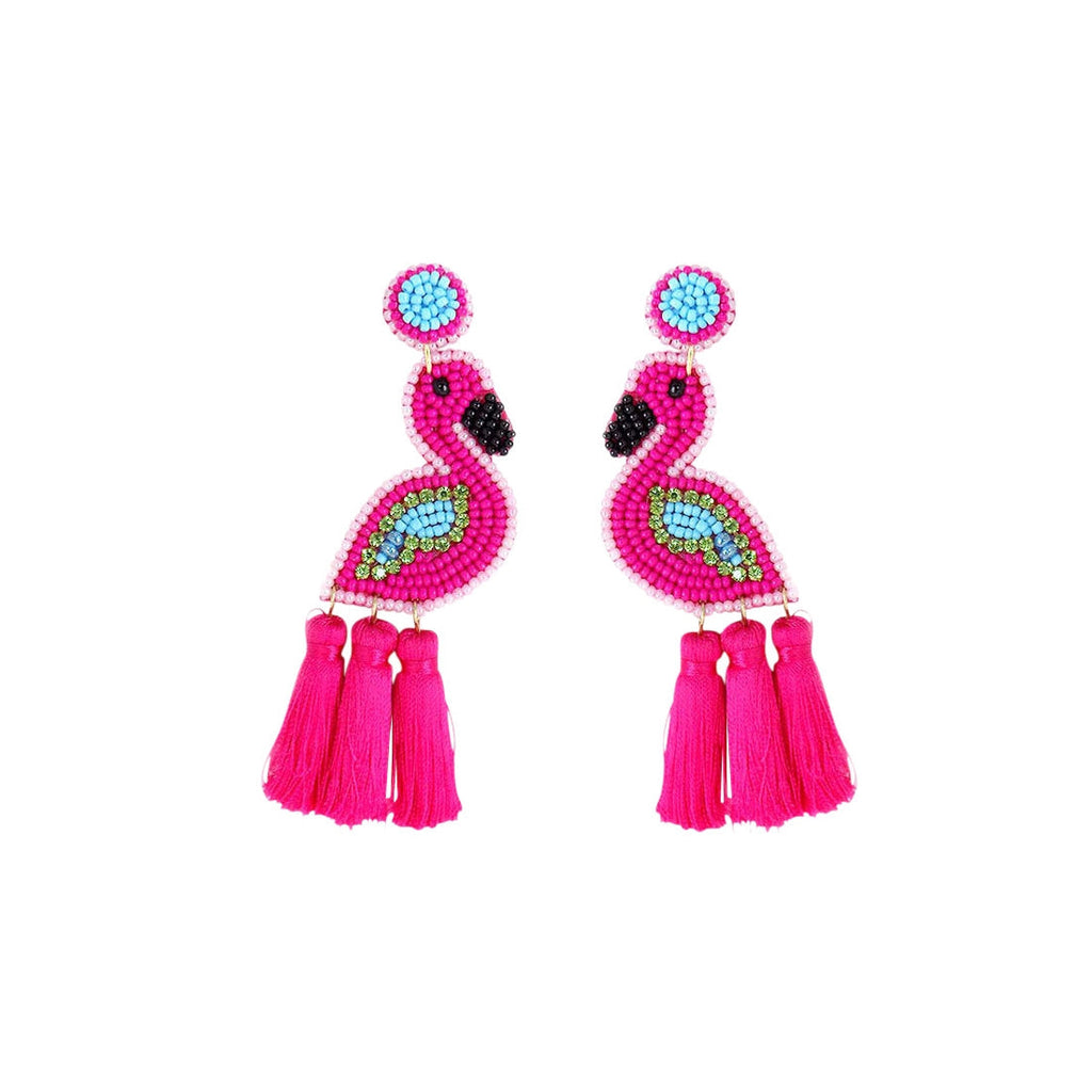 Flirty Flamingo Earrings